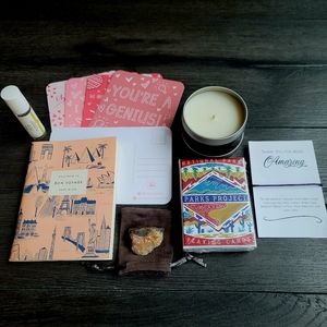 Traveler's Bundle | 5 Postcards & Park's Project Playing Cards/Candle & More